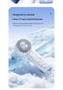 26 New Folding Handheld Fan with Cold Compress, HD Display, & 100 Levels of Speed