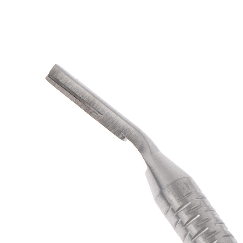 1/2 Stück Premium Edelstahl Dental-Skalpellgriff für Klinge Nr. 3 - Professionelles Oralchirurgie-Instrument für Zahnärzte