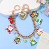 Sanrio Hello Kitty Christmas Pendant Bag Chain Zinc Alloy Charm For Women And Men