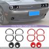Front Fog Light Decoration Headlight Cover Trim Fog Lamp Guard Fit For Dodge Challenger 2015 Up Exterior Accessories