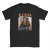 Unisex Vintage Ästhetik Singer Kesha Album 2026 Grafik T-Shirt Baumwolle Kleidung Neuheit Kurzarm Rundhals Weiches T-Shirt Sommer