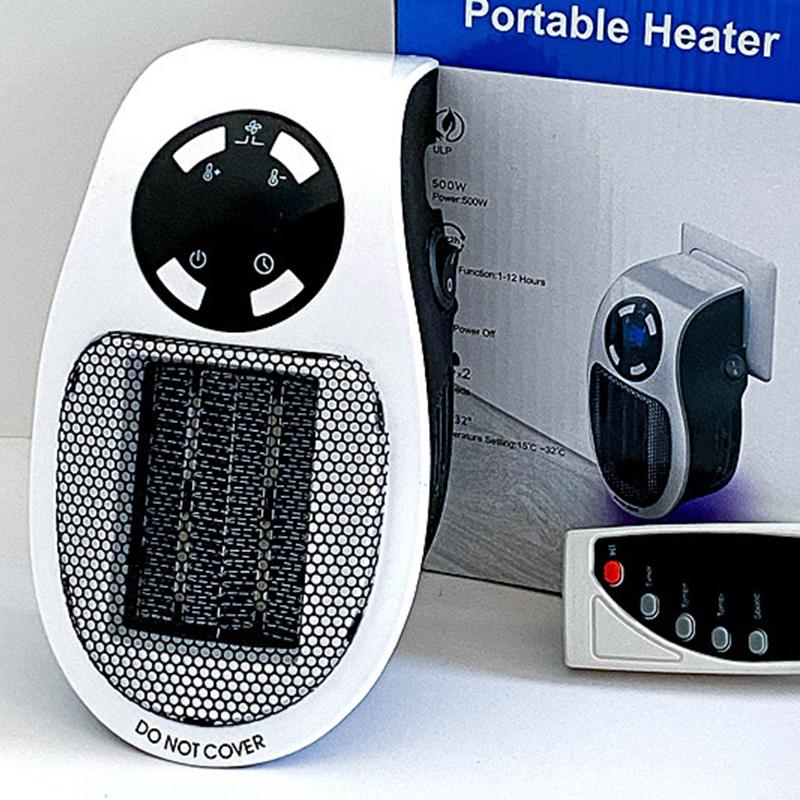 Tragbarer elektrischer Raumheizer Mini PTC Keramik Desktop Heizlüfter mit Thermostatsystem für