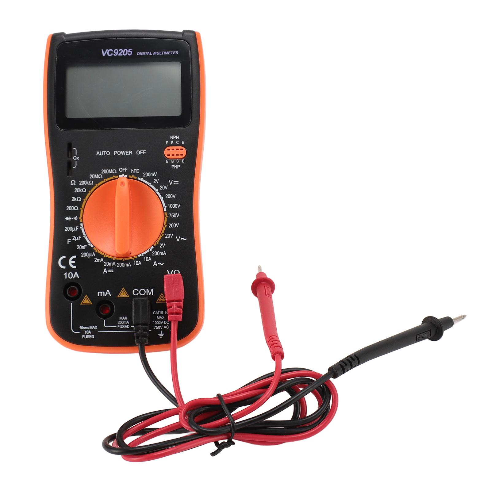 

Digital Multimeter Electronic Ohmmeter Voltmeter Voltage Current Resistance Capacitance Tester