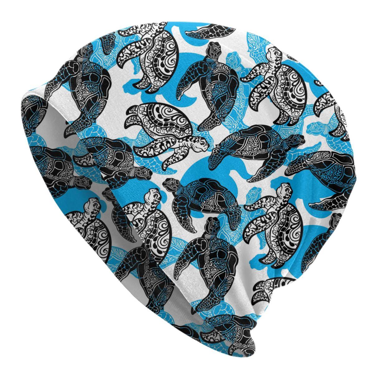 

Custom Ocean Sea Turtle Skullies Beanies Caps For Unisex Women Unisex Trend Winter Warm Knitting Hat Adult Bonnet Hats Beanies Cap