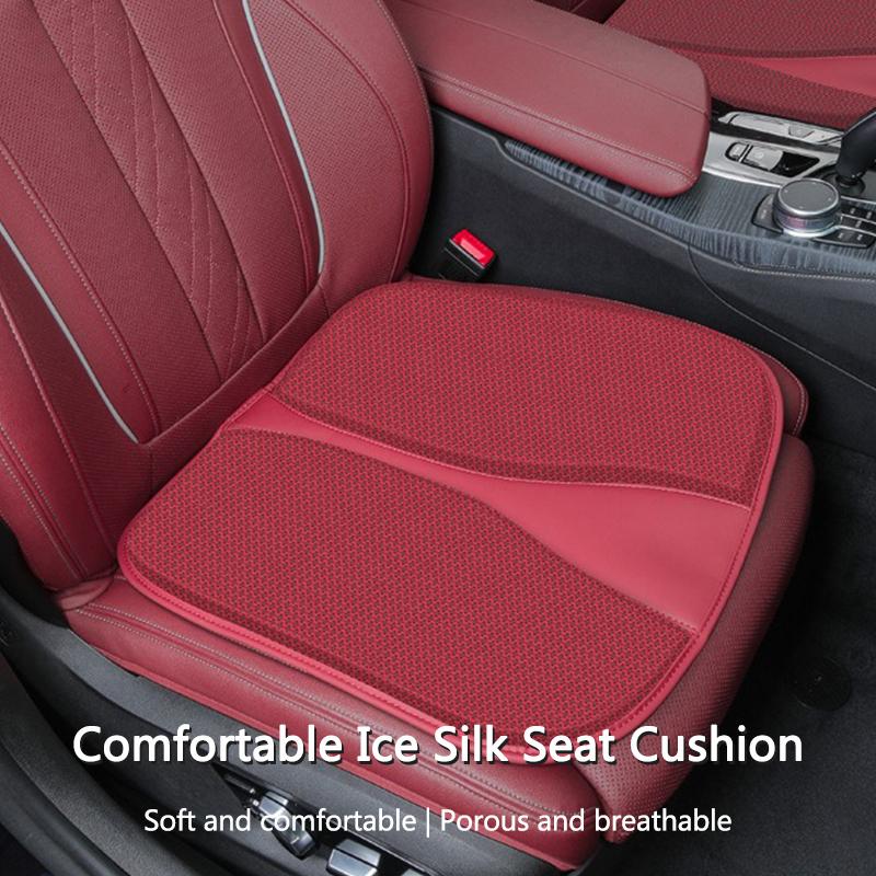 SFX1 High Quality Car Seat Breathable Cushion Mesh Seat Pad Anti-Slip Protector For Mercedes Benz C E S Class GLC GLB GLE GLS Sticker