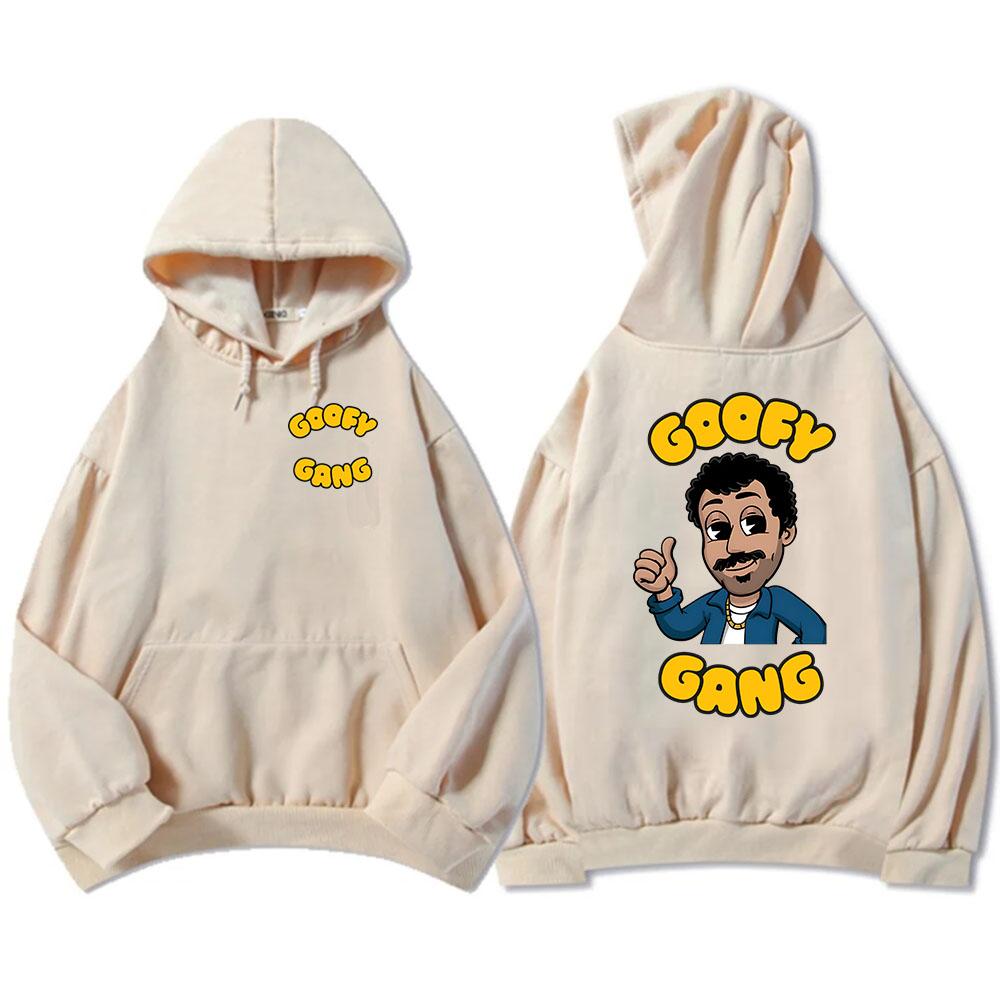 Mikina Goofy Gang Morgan Jay Kreslená Grafika Mikiny s Kapucí Dlouhý Rukáv Pánské Pulovry Kapsa Flís Ležérní Pánské Mikiny Topy