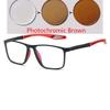 Sport  Oversized Prescription Glasses For The Nearsighted Women Men Myopia Photochromic Eyeglasses 0 -0.5 -0.75 To -6.0