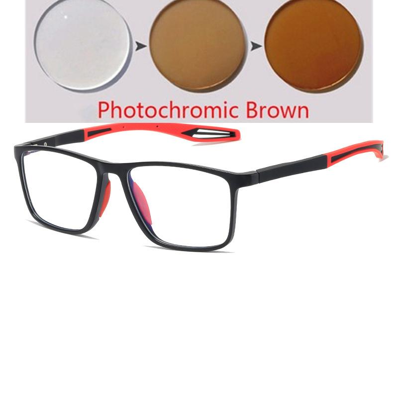 Sport Oversized Prescription Glasses For The Nearsighted Women Men Myopia Photochromic Eyeglasses 0 -0.5 -0.75 To -6.0