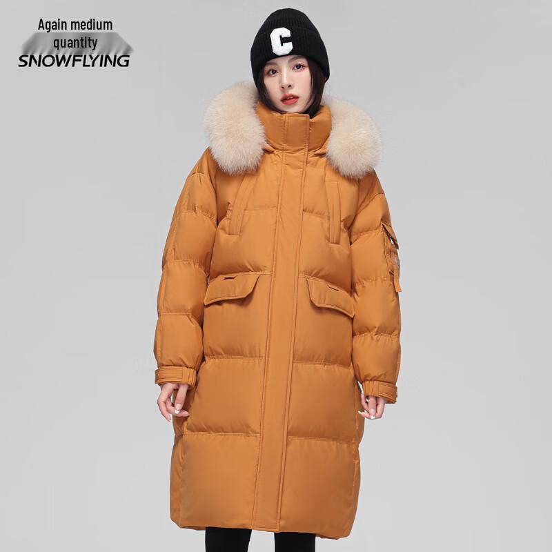 Xue Zhong Fei Long Down Jacket with Large Fur Collar