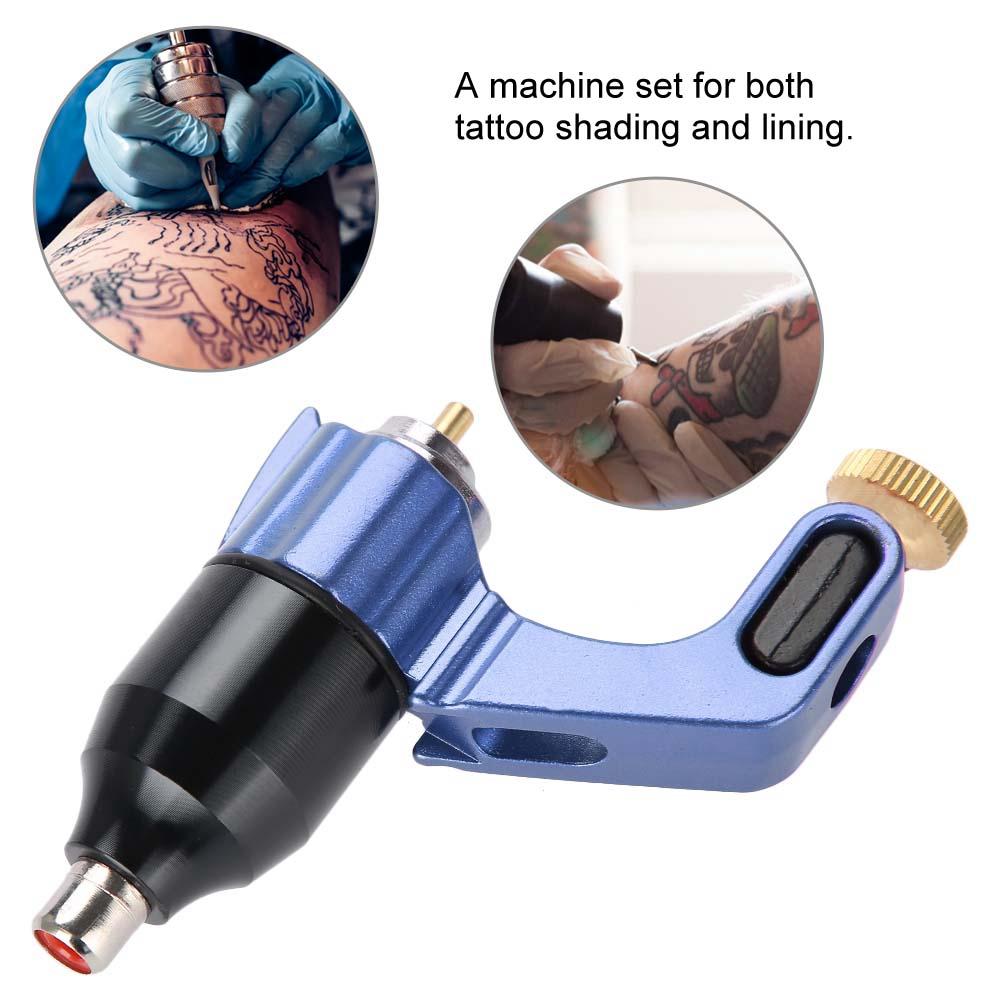RCA Interface Tattoo Machine Strong Rotary Motor Liner Shader Tattoo Device Blue