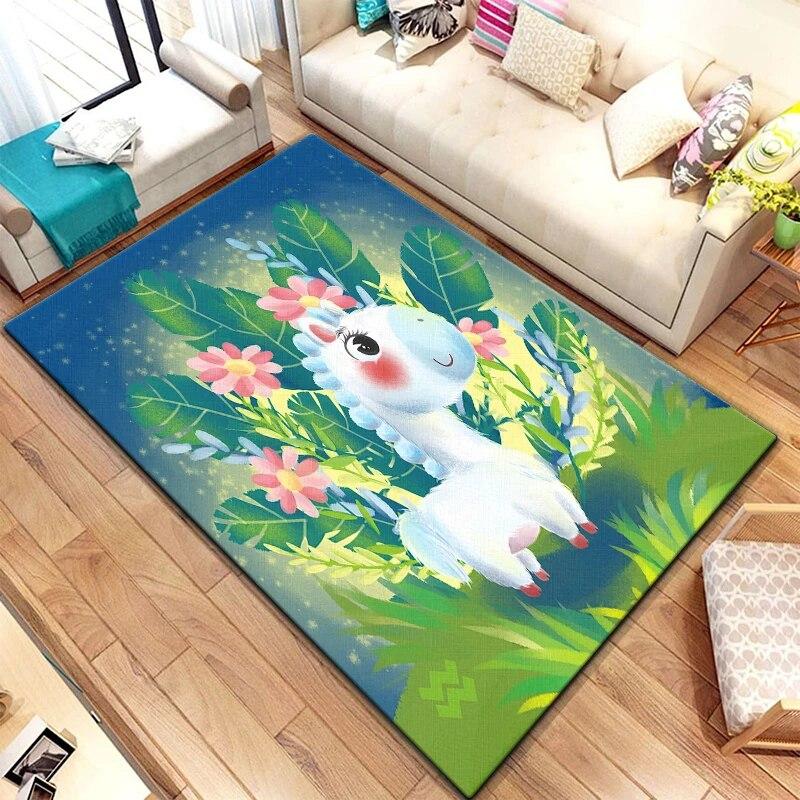 Zwölf chinesische Sternzeichen-Tiere malen Teppich für Wohnzimmer, großer Teppich, schwarzer weicher Teppich, Heimdekoration, Matten, Boho-Teppiche