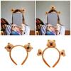 Cute Cartoon Bear Headband For Kids And Women Fashion Headwear Soft Adjustable Hair Accessory In Various Colors