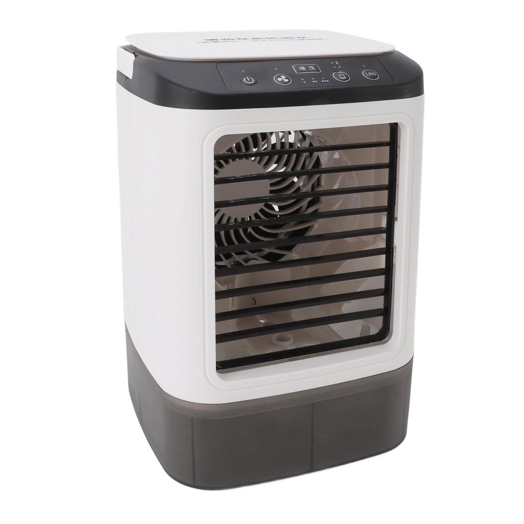 Mini Air Conditioner 12W 900ml Water Tank USB Powered Humidifying Misting Portable Air Cooler for Home Desk Office