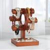 Fashionable Sturdy Wood Display Stand Portable Accessory for Multiple Watches and Bracelets Practical for Retail Use