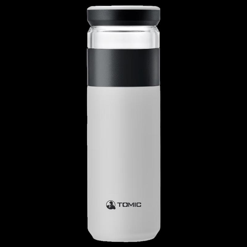 TOMIC 520ml Titanium-Lined Tea Infuser Thermos Mug