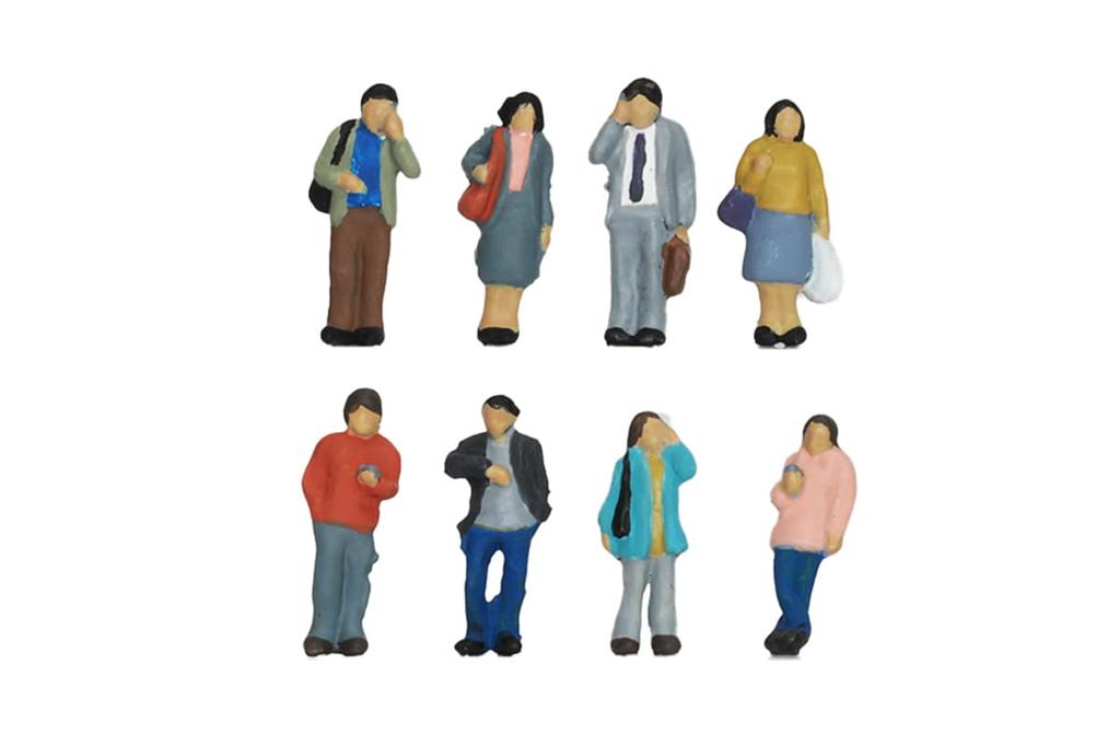 Scene Collection The Human 136 Standing People Diorama Supplies 323976