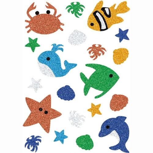 Herma Aquatic Animals Magic Sticker (Glittery)
