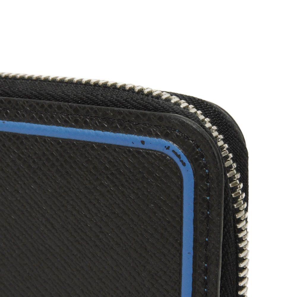 Used 12564 Zippy Wallet Vertical M30070 7940 New Zip Around Black Blue Taiga Noir Men's from Japan AUTHENTIC