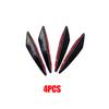 4S Universele Voorbumper Lip Decoratie Diffuser Splitter Vinnen Body Spoiler Canards Valence Kin Auto Tuning Canard Decor