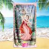 1pc Belles Garden beach towel,quick drying absorbent beach towel,outdoor sports swimming beach towel,Soft and comfortable Y7164