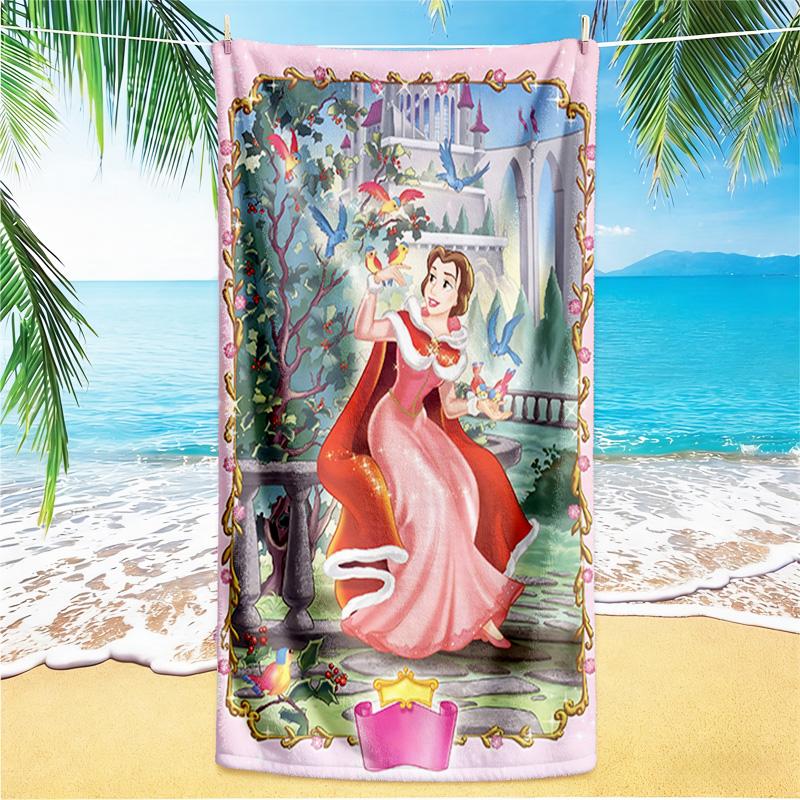 1pc Belles Garden beach towel,quick drying absorbent beach towel,outdoor sports swimming beach towel,Soft and comfortable Y7164