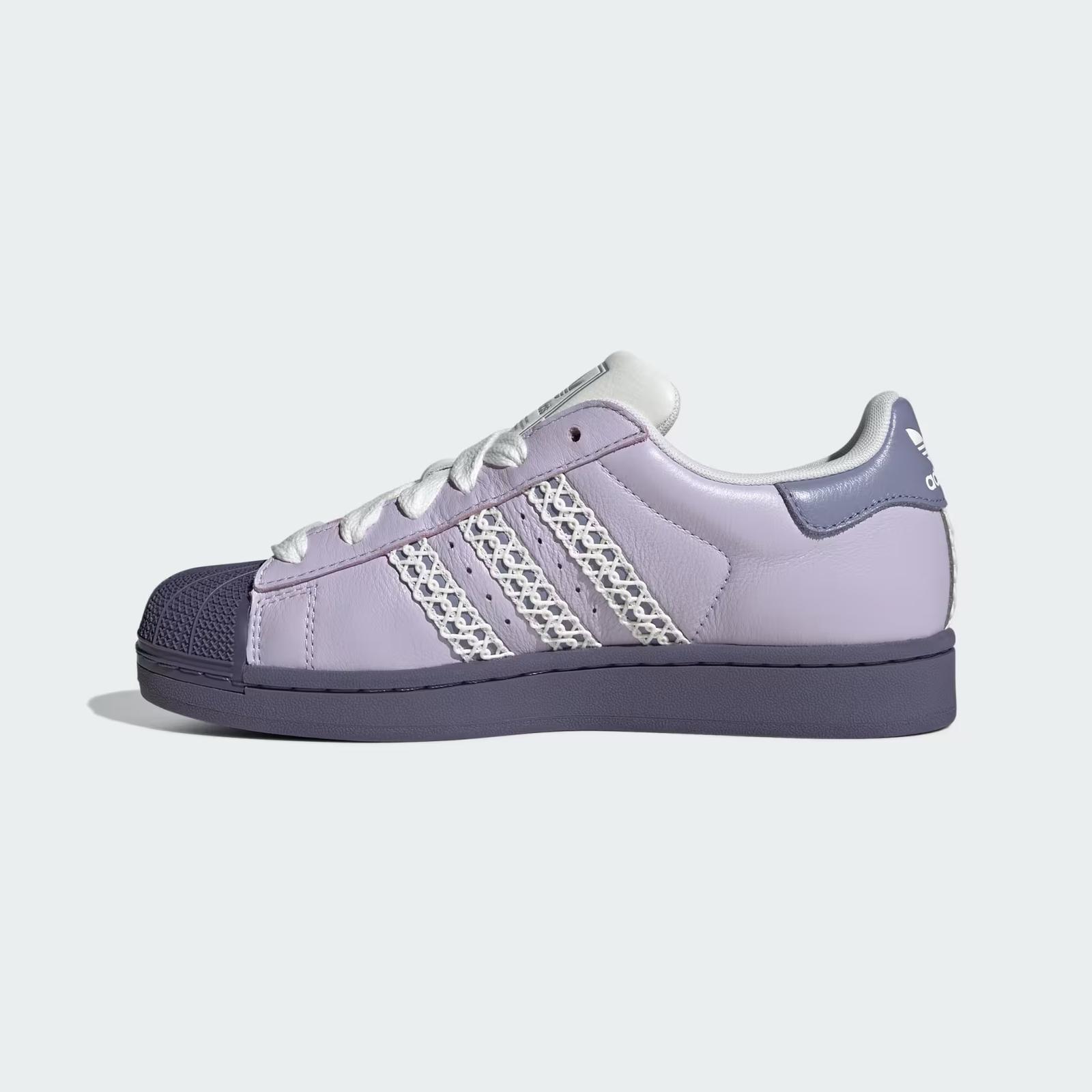 Adidas Originals Superstar 2 Shoes Purple KJ4210 40