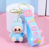 Cute Plush Labubu Keychain DIY Accessories Toy Gift 1pcs