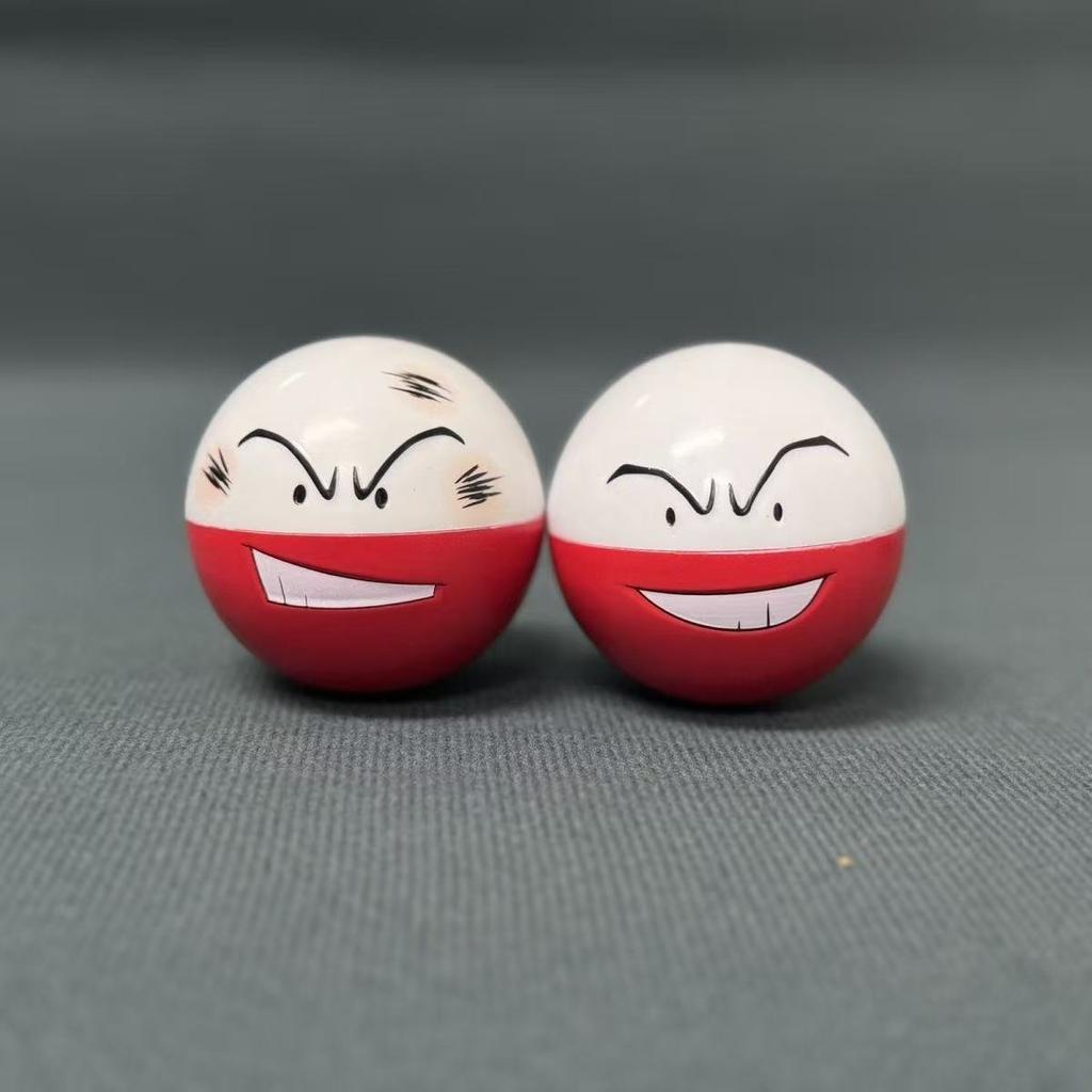 In stock New Pokemon Anime Figures Electrode Voltorb PVC Statue Model Room Desktop Decoration Collection Boy Toys Birthday Gifts