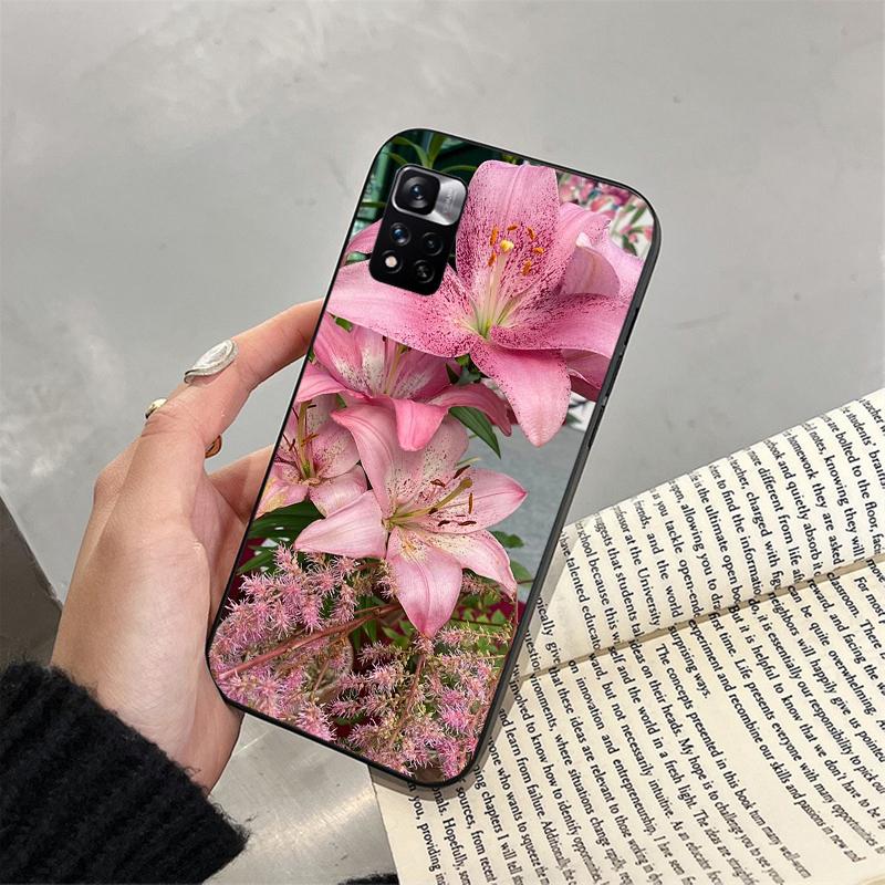 Phone Case For Xiaomi Poco C71 15T 14T Pro Redmi Note 15 14 14 13 Pro Redmi A5 15C 13C Oil Painting Lily Flower