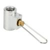 Outdoor Gas Tank Refill Valve Aluminum Alloy Frosted Gas Tank Mutual Filling Joint for Camping Hiking