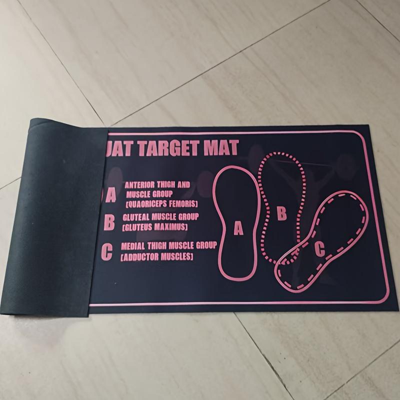 [Odolná podložka na dřepy] Protiskluzová odolná dvoubarevná podložka na dřepy | Vhodná pro domácí a posilovací použití