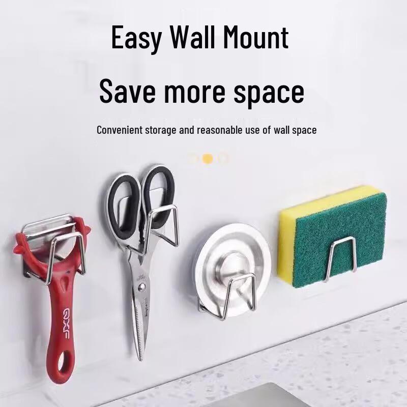 Punch-Free Kitchen Sponge & Pot Lid Holder