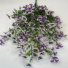 Multicolor Artificial Flower DIY Viola Tricolor Eucalyptus Pansy Hanging Lifelike Plants Wreath Wall Hanging Ornament