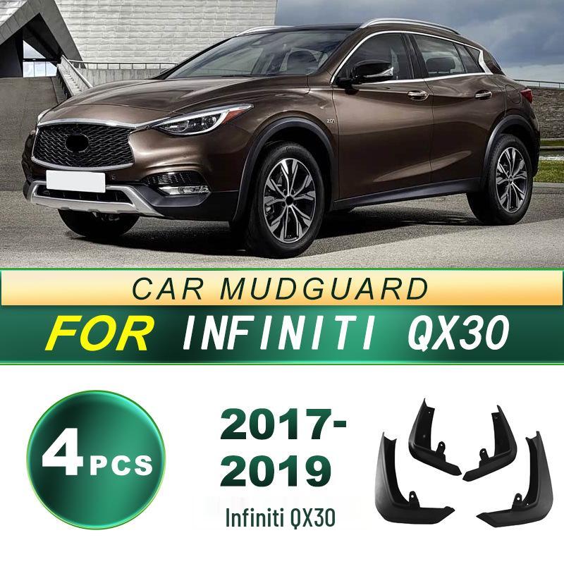 Infiniti QX30 (2017-2019) Soft Rubber Mud Flaps - Upgraded Car Tire Guards