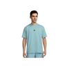 ACG Series Solid Soft Loose Short Sleeve T-Shirt Men Tops Denim Green Turquoise DQ1815-464