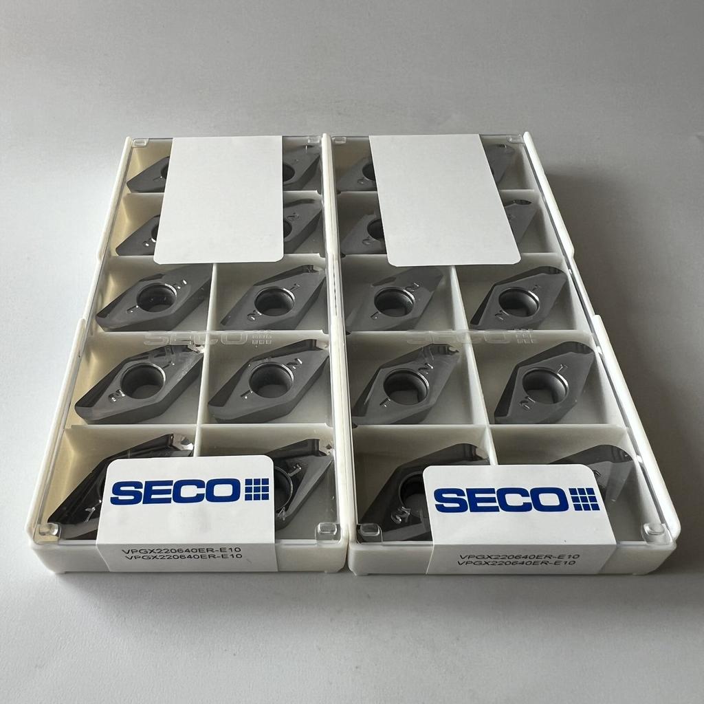 SECO / VPGX220640ER-E10,H25 / Original genuine CNC alloy blade 10 Pcs