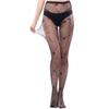 Trendy Fishnet Pantyhose With Tattoo Design For Chic And Youthful Look