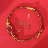 Year of the Horse Zodiac Red String Bracelet with Eight Guardian Deities Amulet