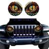 1 Pair Beast Eyes Car Headlight Decals Realistic Reptile Eye Stickers Waterproof PVC Easy Install Unique Car Accessories for Trucks &