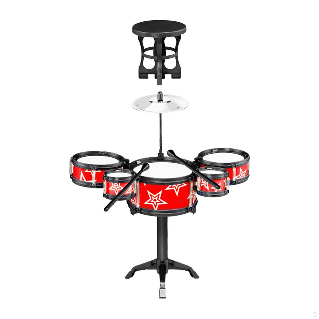 Interactive Drum Set for Kids, Musical Instrument Playset