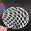 Stainl Steel Non-sti BBQ Net Tray Round Plate Pan Restaurant Round Fried Meat Korean Bbq Grill Grille Barbecue Korean Grill Pan