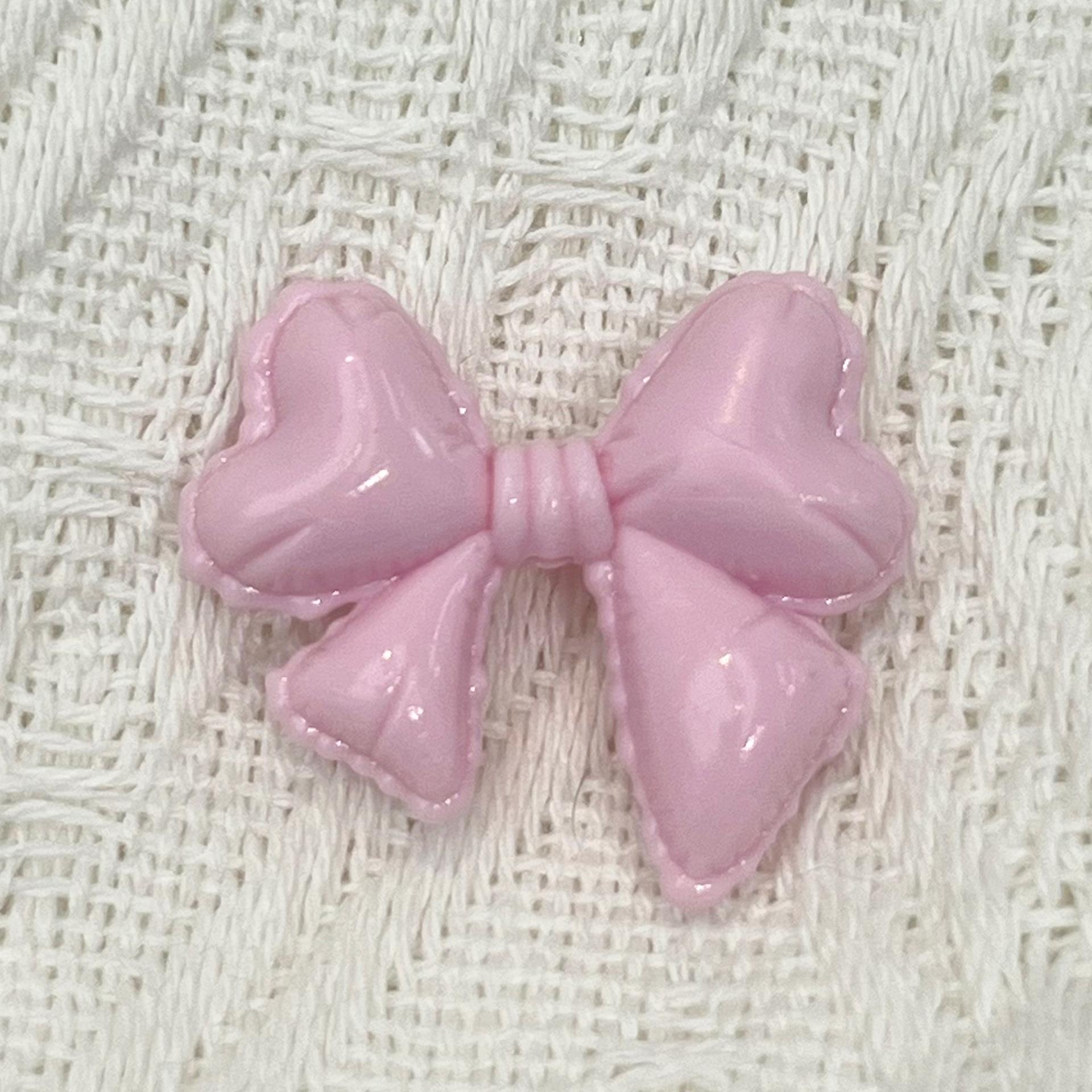 

33MM 5pcs Color Acrylic Bowknot Beads Cute Bow Spacer Charms for Bracelet Handcraft Necklace Findings DIY Jewelry Accessories 29x33mm(5pcs)
