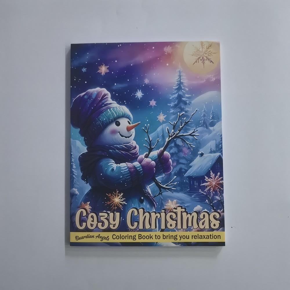 Рождественская тема снеговика Подарок Счастливого Рождества Книжка-раскраска для подростков Развивающая Книга для граффити Рисование Игры Игрушки Книги 1