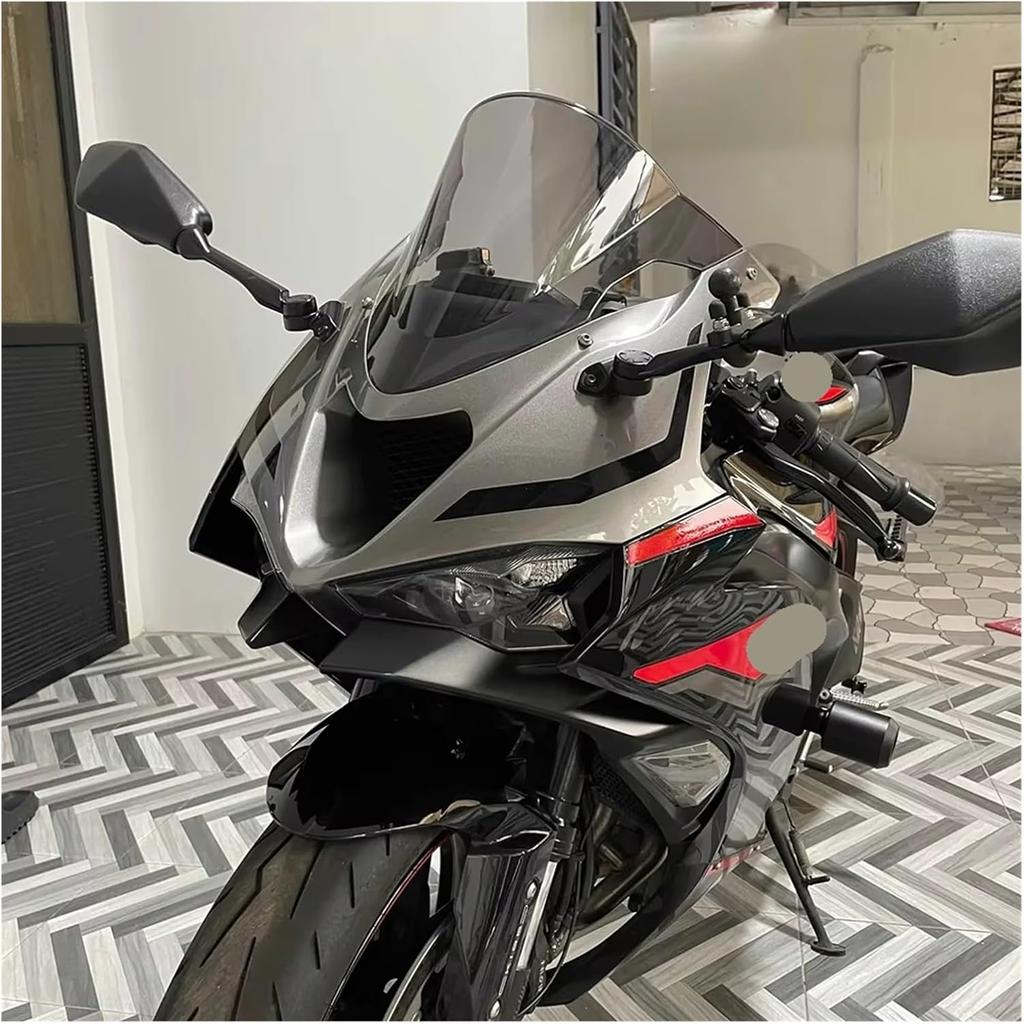 Motorcycle Windshield for N&INJA for ZX-6R 2024 2025 2026 Motorcycle Windscreen Windshield Deflectors Double Shield Protector Windscreen
