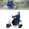 Impermeabile per Bicicletta Elettrica Protezione Ampliata Tessuto Oxford Adulti Maniche Poncho Pioggia per Ciclismo Blu Navy