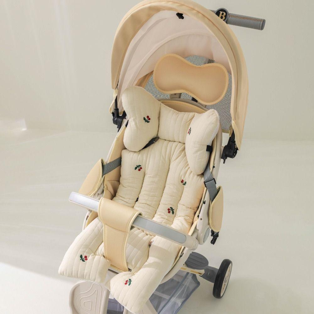 Cotton Baby Stroller Seat Cushion Thicken Pram Accessories Cart Mattress  for Infant Newborn