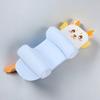 Baby Support Pillow Soft Breathable Infant Head Cushion for Newborns 0-12 Months Sleeping Lightweight Travel-friendly Baby Shaped Pillowcase