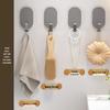 Strong Adhesive No-Punch Wall Hook Rack - High Load-Bearing, No-Trace, Behind Door or Wall Storage