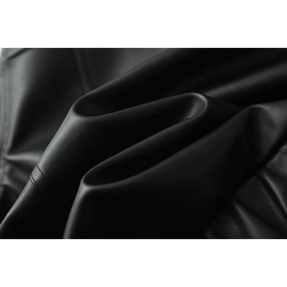 Kunstleder-Mantel mit Schmetterlingsdruck und Stilvoller Street Casual Kaltes Wetter und Schwarz [cnstone] Damenjacke, Lockerer Reißverschluss, Oberbekleidung,