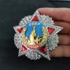 Rússia URSS Emblema distintivo de metal Coleção de lembranças KGB CCCP
